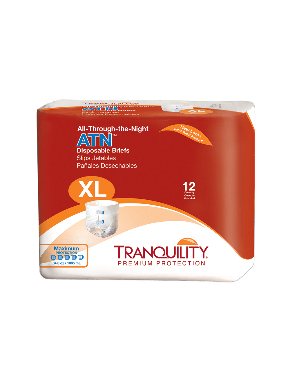 Principle Business Tranquility Premium Overnight Disposable Absorbent  Underwear